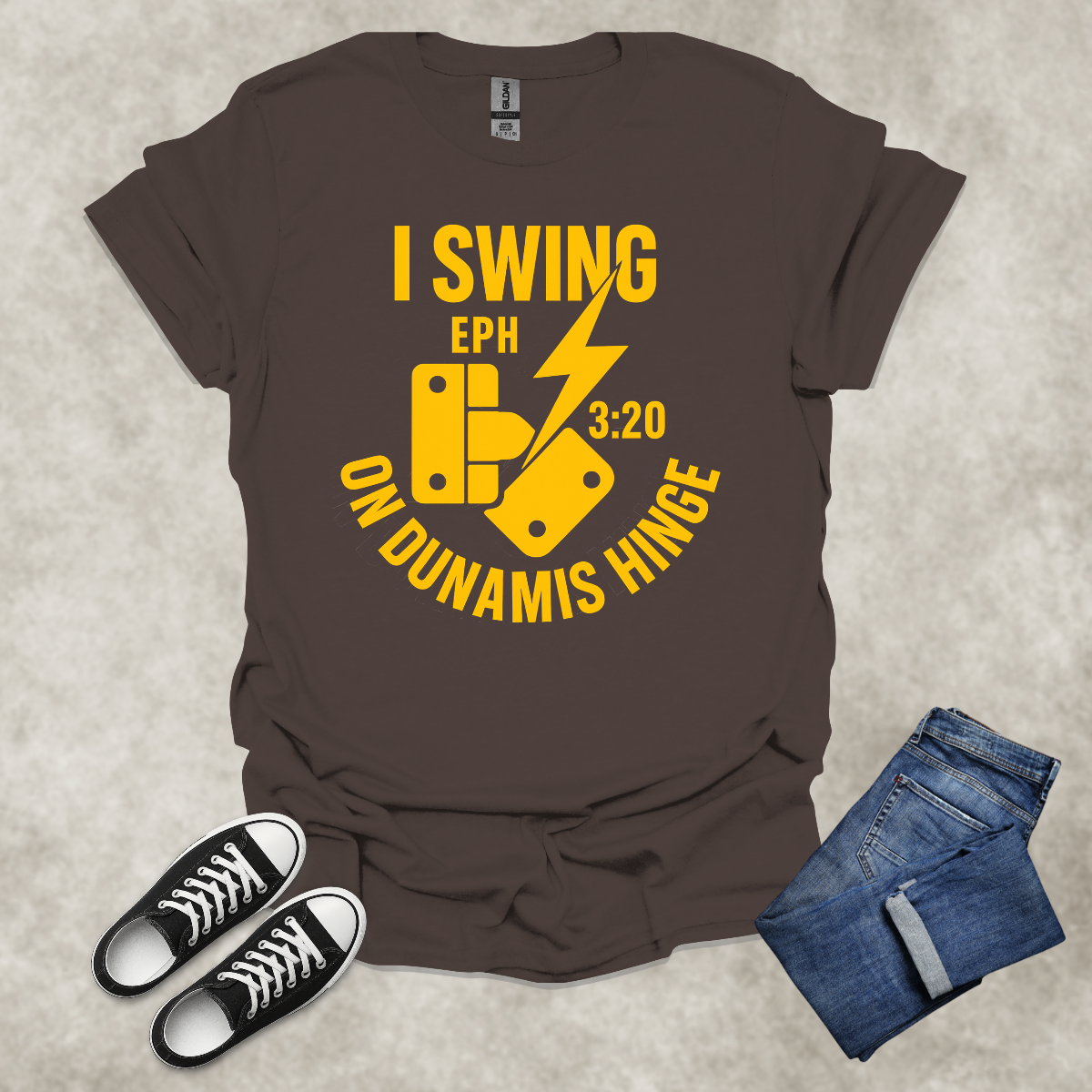 WINGS OF GRACE — Scripture-Inspired Graphic Tee: Unisex Softstyle T-Shirt