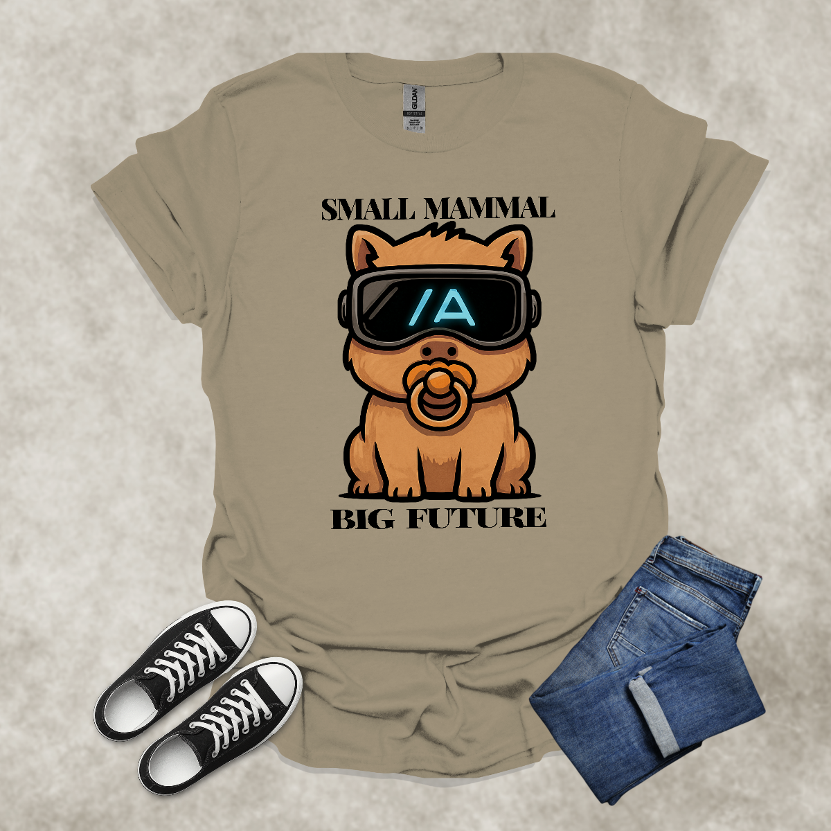 SMALL MAMMAL: BIG FUTURE: GEN ALPHA — Generational Graphic Tee: Unisex Softstyle T-Shirt