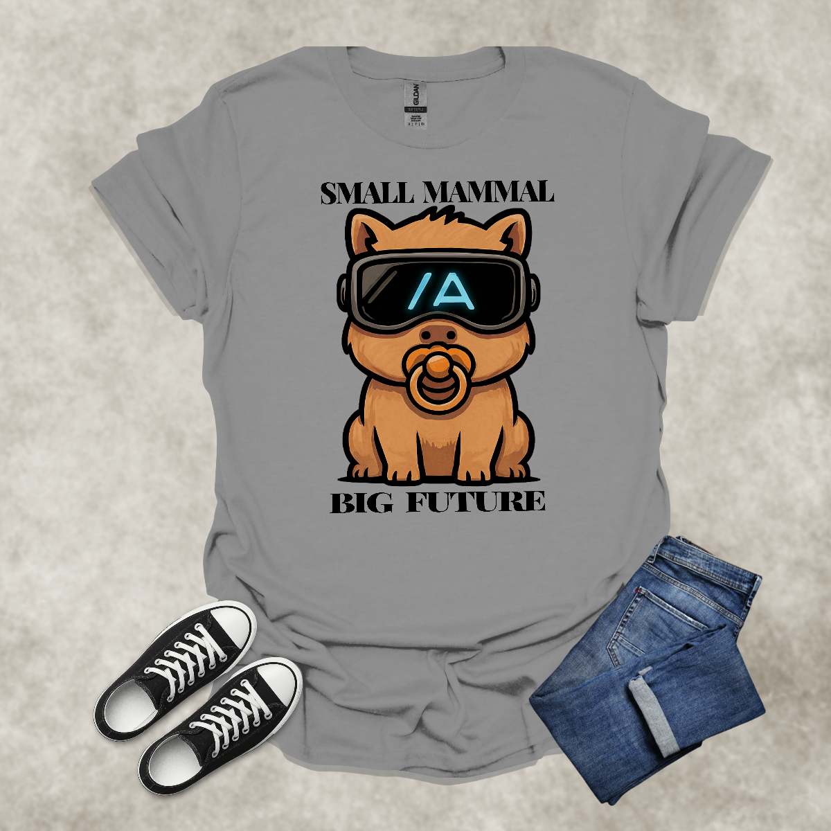 SMALL MAMMAL: BIG FUTURE: GEN ALPHA — Generational Graphic Tee: Unisex Softstyle T-Shirt