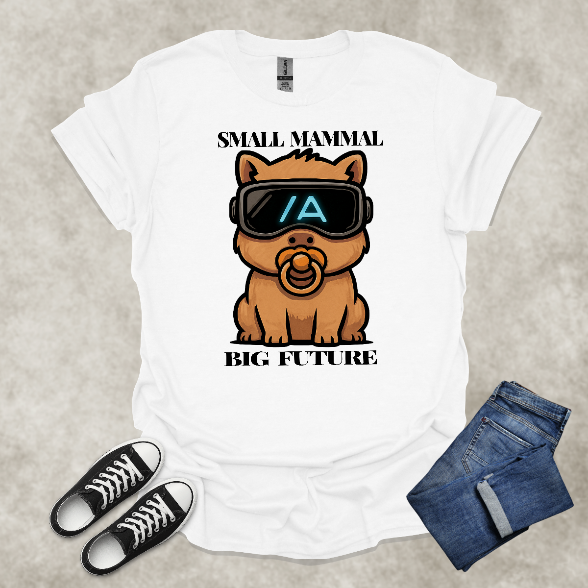 SMALL MAMMAL: BIG FUTURE: GEN ALPHA — Generational Graphic Tee: Unisex Softstyle T-Shirt