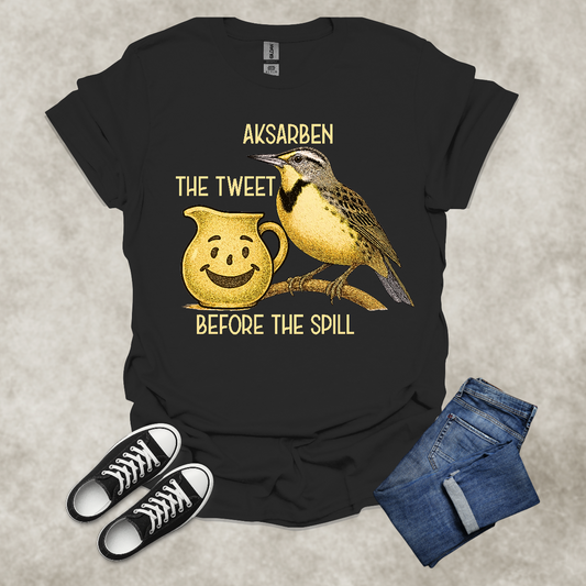 AKSARBEN: THE TWEET BEFORE THE SPILL — Nebraska State Pride Tee: Unisex Softstyle T-Shirt