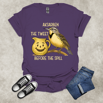 AKSARBEN: THE TWEET BEFORE THE SPILL — Nebraska State Pride Tee: Unisex Softstyle T-Shirt