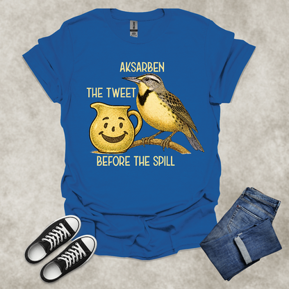 AKSARBEN: THE TWEET BEFORE THE SPILL — Nebraska State Pride Tee: Unisex Softstyle T-Shirt