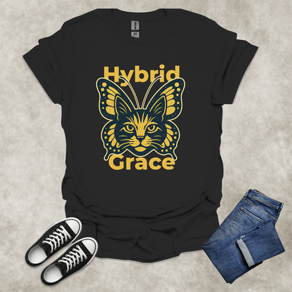 HYBRID GRACE — Surreal Nature Graphic Tee: Unisex Softstyle T-Shirt
