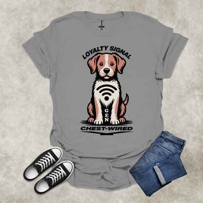 LOYALTY SIGNAL: CHEST WIRED: GEN Y — Generational Graphic Tee: Unisex Softstyle T-Shirt