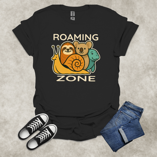 ROAMING ZONE — Rest-Inspired Lifestyle Tee: Unisex Softstyle T-Shirt