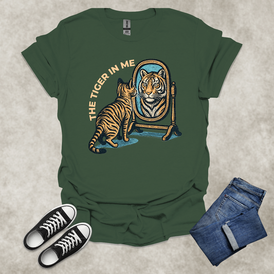 THE TIGER IN ME — Inner Wildness Graphic Tee: Unisex Softstyle T-Shirt