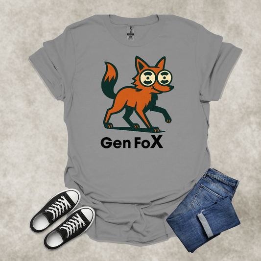 GEN foX: GEN X — Generational Graphic Tee: Unisex Softstyle T-Shirt