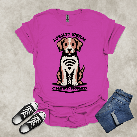 LOYALTY SIGNAL: CHEST WIRED: GEN Y — Generational Graphic Tee: Unisex Softstyle T-Shirt