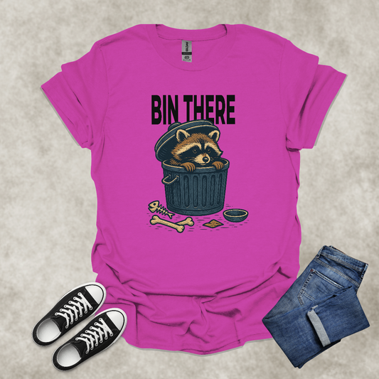 BIN THERE — Animal Humor & Life Satire Tee: Unisex Softstyle T-Shirt