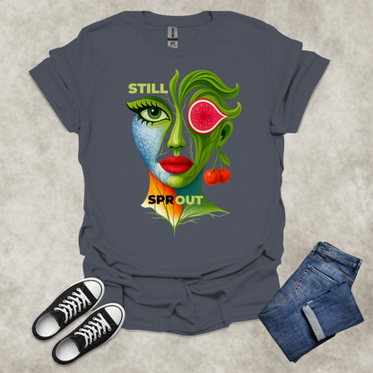 STILL SPROUT — Growth-Inspired Tee: Unisex Softstyle T-Shirt