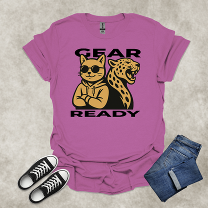 GEAR READY — Dual Nature Graphic Tee: Unisex Softstyle T-Shirt