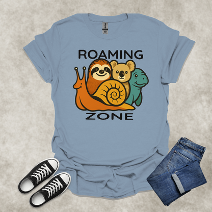 ROAMING ZONE — Rest-Inspired Lifestyle Tee: Unisex Softstyle T-Shirt
