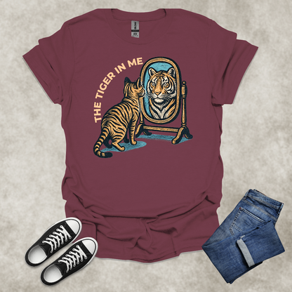 THE TIGER IN ME — Inner Wildness Graphic Tee: Unisex Softstyle T-Shirt