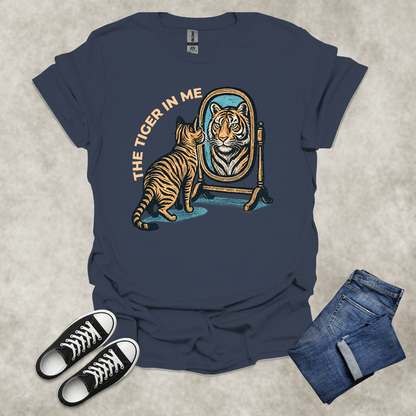 THE TIGER IN ME — Inner Wildness Graphic Tee: Unisex Softstyle T-Shirt