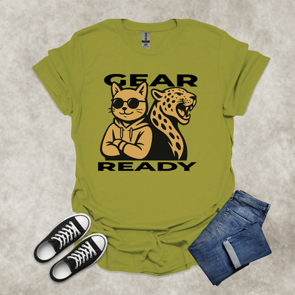 GEAR READY — Dual Nature Graphic Tee: Unisex Softstyle T-Shirt