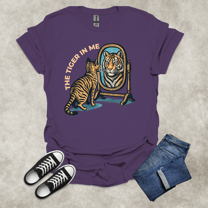 THE TIGER IN ME — Inner Wildness Graphic Tee: Unisex Softstyle T-Shirt