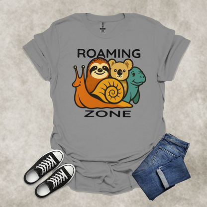 ROAMING ZONE — Rest-Inspired Lifestyle Tee: Unisex Softstyle T-Shirt