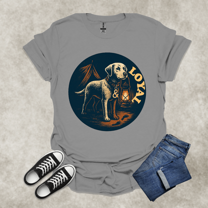LOYAL — Faithful Labrador Companion Tee: Unisex Softstyle T-Shirt