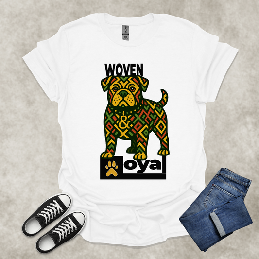WOVEN LOYAL — Bulldog Symbolism Graphic Tee: Unisex Softstyle T-Shirt