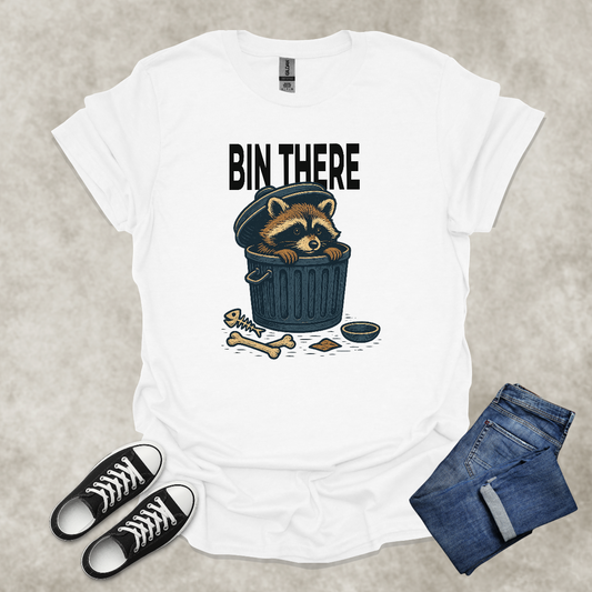 BIN THERE — Animal Humor & Life Satire Tee: Unisex Softstyle T-Shirt